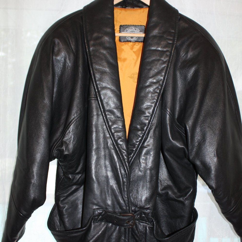 Vintage vtg women's luxury leather jacket